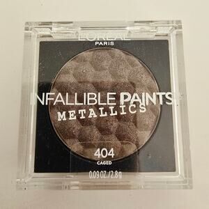 L'oreal Infallible Paints Metallic 404 CAGED Eyeshadow NWOT Loreal